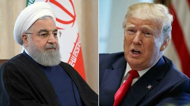 President Hassan Rohani And President Donald Trump