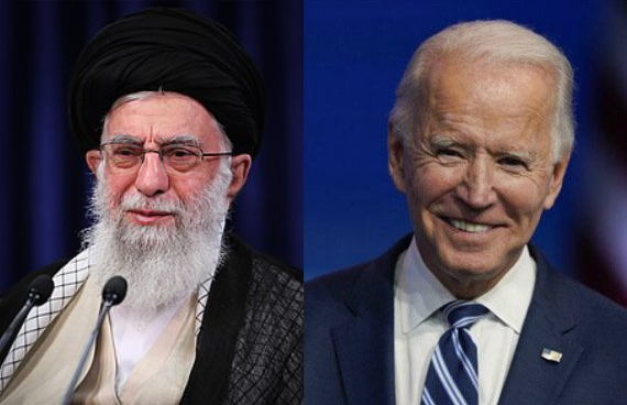 Supreme Leader Khamenei And President Elect Joe Biden